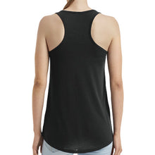 Load image into Gallery viewer, Ladies One Eyed Jack's Saloon Front Printed Cool Bear Hi-Lo Racerback Tank Top