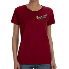 Load image into Gallery viewer, Ladies One Eyed Jack's Saloon Cool Bear T-Shirt