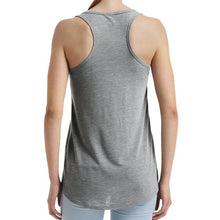 Load image into Gallery viewer, Ladies One Eyed Jack's Saloon Front Printed Cool Bear Hi-Lo Racerback Tank Top