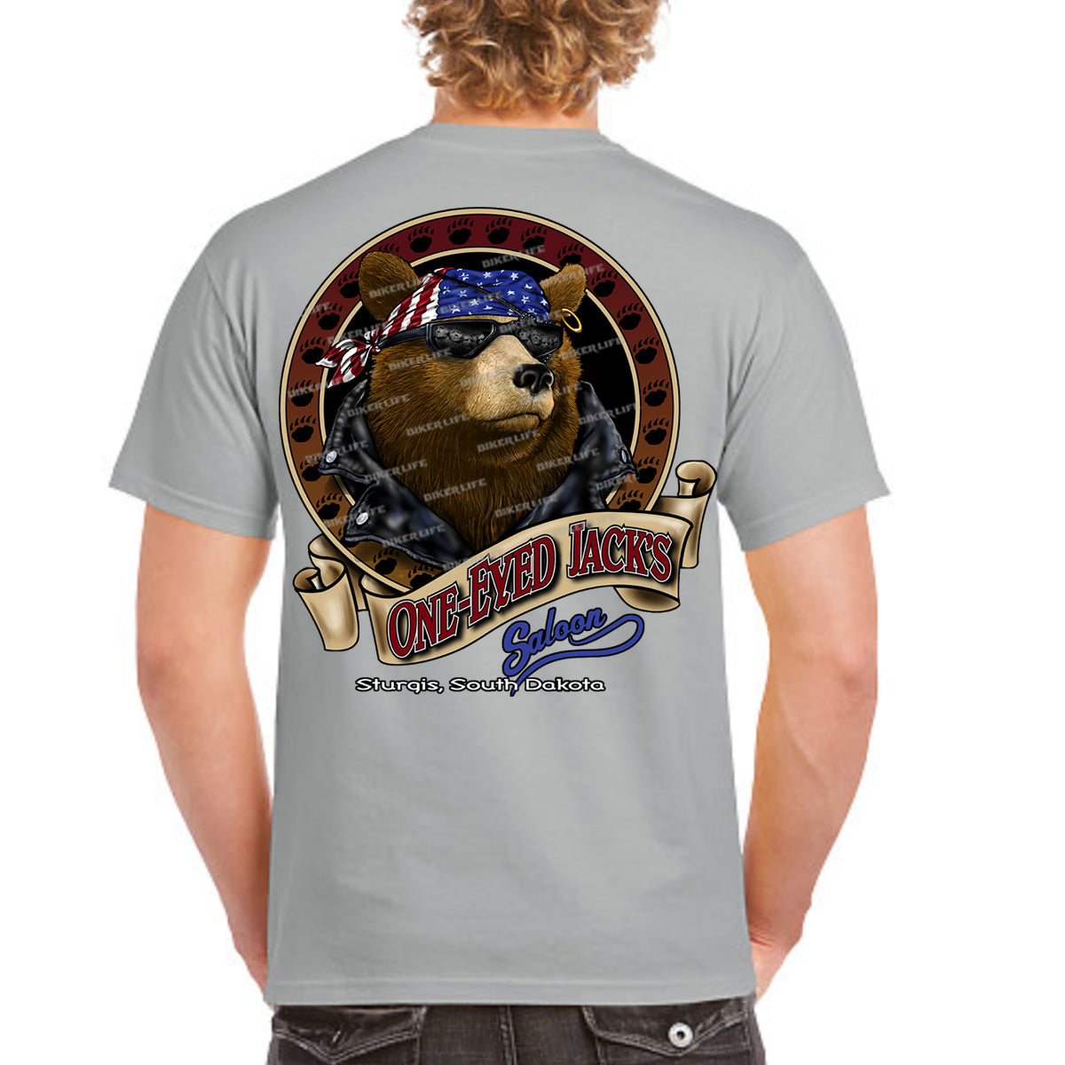 One Eyed Jack's Saloon Cool Bear T-Shirt. – One Eyed Jacks