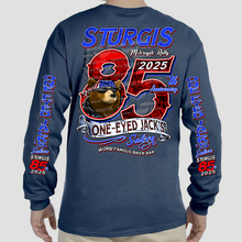 Load image into Gallery viewer, SPECIAL EDITION 2025 Sturgis Motorcycle Rally One Eyed Jack&#39;s Saloon Big 85th Long Sleeve