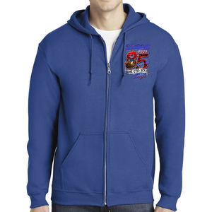 SPECIAL EDITION 2025 Sturgis Motorcycle Rally One Eyed Jack's Saloon Big 85th Zip-up Hoodie