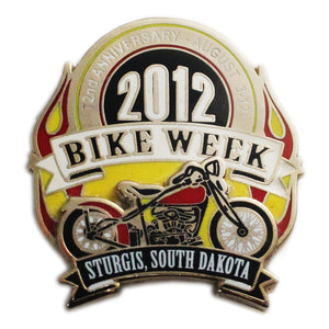 2012 Sturgis Motorcycle Banner Pin