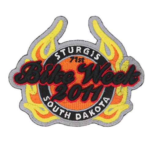 2011 Sturgis 71st Annual Bike Week Flame Patch