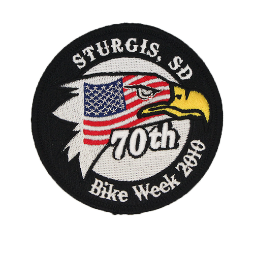 2010 Sturgis 70th Annual Bike Week Eagle Pride Patch
