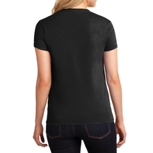 Load image into Gallery viewer, Ladies One Eyed Jack&#39;s Saloon Spade Flame T-Shirt