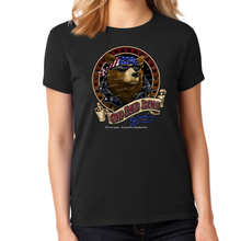 Load image into Gallery viewer, Ladies One Eyed Jack&#39;s Saloon Cool Bear T-Shirt