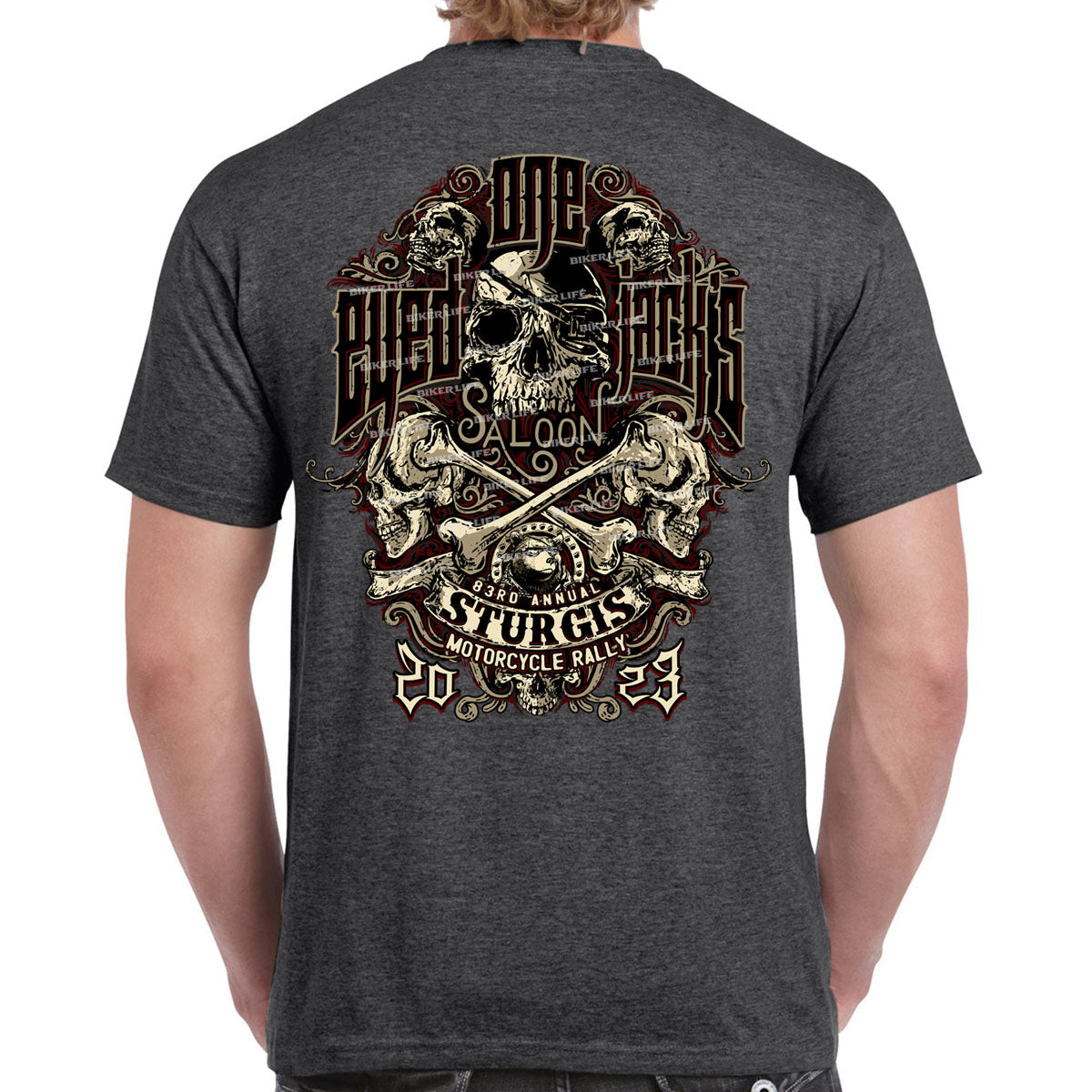 One Eyed Jack's Saloon 2023 Sturgis Motorcycle Rally Immortal T-Shirt ...