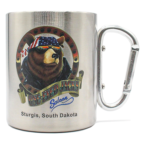 One Eyed Jack's Saloon Cool Bear / Motley Crue Tribute Mug