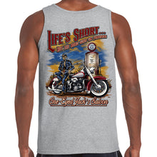 Load image into Gallery viewer, One Eyed Jack&#39;s Saloon Life&#39;s Short Tank Top