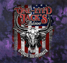 Load image into Gallery viewer, One Eyed Jack&#39;s Saloon Bison Skull Bandana