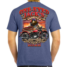 Load image into Gallery viewer, One Eyed Jack&#39;s Saloon Red Bike T-Shirt